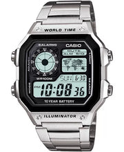 Load image into Gallery viewer, CASIO Unisex Digital Stainless Steel Bracelet Watch