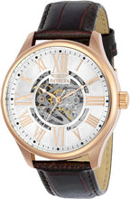 Load image into Gallery viewer, Invicta Men's Vintage Analog Display Automatic Self Wind Brown Watch, Gold, Rose Gold, 22 (Model: 22569, 17186)