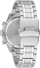 Load image into Gallery viewer, Bulova Classic Black Dial Stainless Steel Watch (98A271)