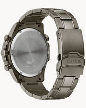 Load image into Gallery viewer, Bulova Men's Marine Star Series B Gray Ion Plated Stainless Steel 6-Hand Chronograph Quartz Watch, Red Dial Style: 98B350