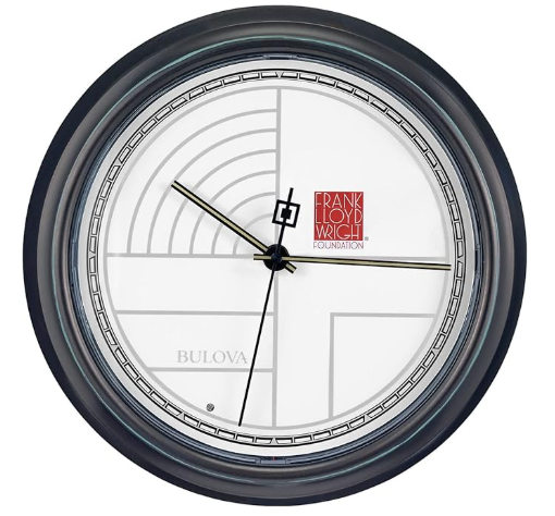 Frank Lloyd Wright フランクロイドライト置き時計 BULOVA DSCN0412.JPG