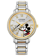 Load image into Gallery viewer, Disney x Citizen Mickey Crystal FE7044-52W
