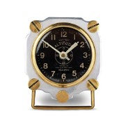 Load image into Gallery viewer, Pendulux Altimeter Table Clock - Silver - Aluminum