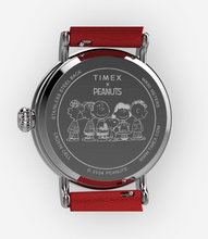 Load image into Gallery viewer, Timex x Peanuts Standard Snoopy Santa 40mm Leather Strap Watch