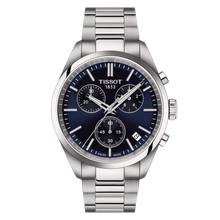 Load image into Gallery viewer, TISSOT PR 100 Chronograph Blue Dial