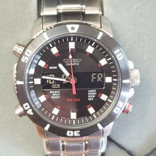 Load image into Gallery viewer, Citizen Men's JT3034-57E Eco-Drive Chronograph Stainless Steel Watch