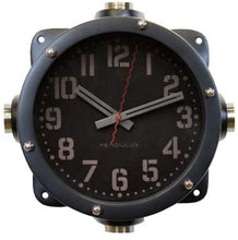 Load image into Gallery viewer, Pendulux Navy Master Wall Clock Black