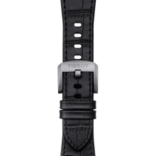 Load image into Gallery viewer, TISSOT OFFICIAL BLACK PRX LEATHER STRAP WITH STEEL ENDPIECE T852047562