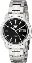 Load image into Gallery viewer, Seiko Men&#39;s SNKK71 Seiko 5 Automatic Stainless Steel Watch with Black Dial
