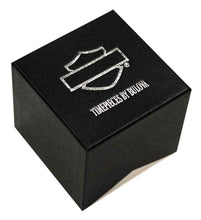 Load image into Gallery viewer, Harley-Davidson Womens Flames Willie G Skull Stainless Steel Bangle Watch 76L190