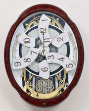 Load image into Gallery viewer, Rhythm Clocks "Woodgrain Marvelous" Magic Motion Clock
