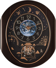 Load image into Gallery viewer, Rhythm Clocks "Velvet Cosmos" Magic Motion Clock