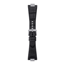 Load image into Gallery viewer, TISSOT OFFICIAL BLACK PRX LEATHER STRAP WITH STEEL ENDPIECE T852047562