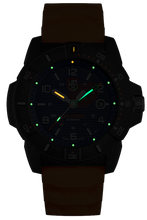 Load image into Gallery viewer, Luminox XS.3603 Navy Seal Mens Watch 45mm Blue Display Orange Band 3600 Series 200 Meter Water Resistant Hardened Mineral Glass Light Weight Carbon Case