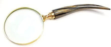 Load image into Gallery viewer, 6" Horn Handle Magnifying Glass