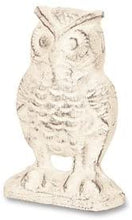 Load image into Gallery viewer, The Country House Collection Decorative Cream Iron Owl (4.5" x 6.25")