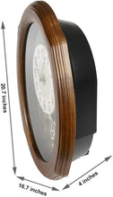 Load image into Gallery viewer, Rhythm Clocks "Woodgrain Marvelous" Magic Motion Clock