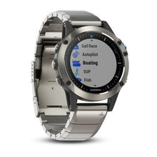Load image into Gallery viewer, Garmin Quatix 5 Marine GPS Smartwatch - Stainless Steel Sapphire w/Metal Band