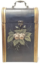 Load image into Gallery viewer, Hand Painted Wooden le Fluer 2 Bottle Wine Holder Case