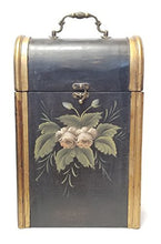 Load image into Gallery viewer, Hand Painted Wooden le Fluer 2 Bottle Wine Holder Case