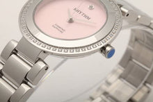 Load image into Gallery viewer, Rhythm Ladies Silver Link Diamond Sapphire L1202S 02