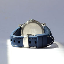 Load image into Gallery viewer, "The Waterman" - Hawaiian Koa Wood Watch (36MM, Chrome & Silicone)