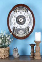 Load image into Gallery viewer, Rhythm Clocks "Woodgrain Marvelous" Magic Motion Clock