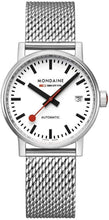Load image into Gallery viewer, Mondaine Official Swiss Railways Automatic Watch EVO2 | White/Mesh Bracelet