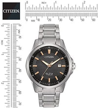 Load image into Gallery viewer, Citizen Men&#39;s Eco-Drive Titanium Watch with Date

