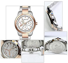 Load image into Gallery viewer, RHYTHM Men&#39;s Multi-Function Quartz Watch Silver and Yellow M1301S04
