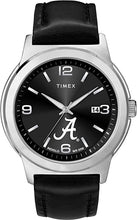 Load image into Gallery viewer, Timex Men's Alabama Crimson Tide Bama Watch Black Leather Band Ace