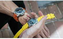 Load image into Gallery viewer, Victorinox I.N.O.X. Analog Quartz Watch with Titanium Strap, Yellow, 22 (Model: 241844)