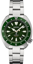Load image into Gallery viewer, SEIKO Mens Green Dial Silver Band Stainless Steel Automatic Watch - SRPH15