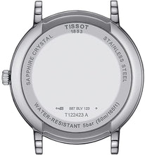 Load image into Gallery viewer, Tissot Men's Carson Moonphase 316L Stainless Steel case Swiss Quartz Watch with Leather Strap, Blue, 20 (Model: T1224231604300)
