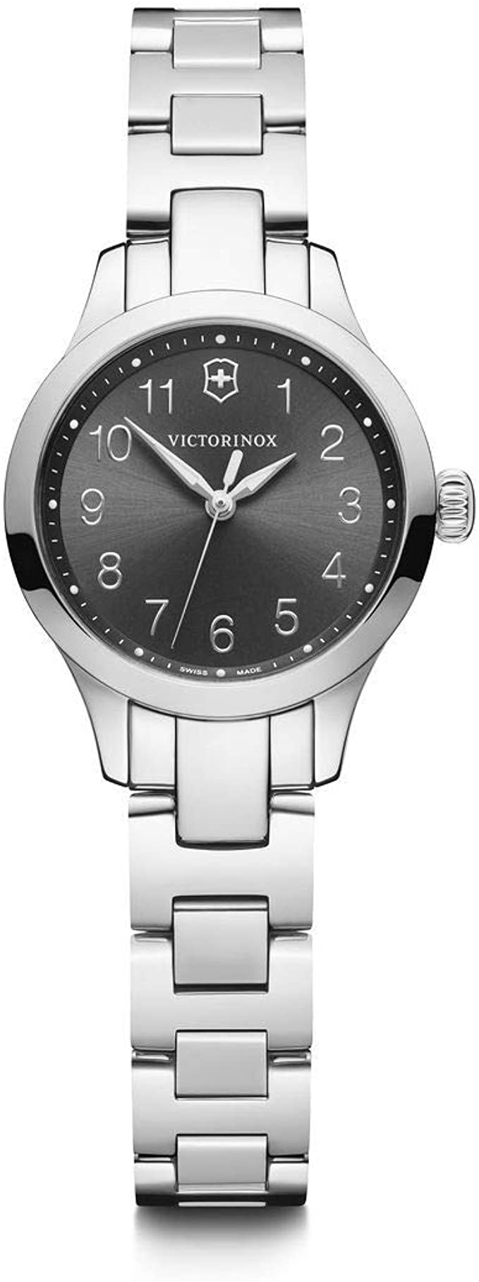 Victorinox Alliance XS, Black dial, Stainless Steel Bracelet