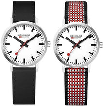 Load image into Gallery viewer, Mondaine 75th Anniversary Additional Strap White Dial Men's Watch Set A658.30323.75SET 30mm