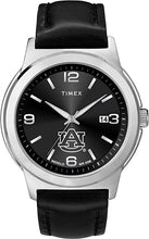 Load image into Gallery viewer, Timex Men's Auburn University Tigers Watch Black Leather Band Ace