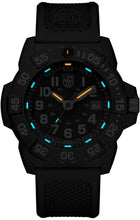 Load image into Gallery viewer, Luminox Navy Seal Mens Watch Black Dial (XS.3501/3500 Series): 200 Meter Water Resistant + Light Weight Carbon Case and Band + Constant Night Visibility