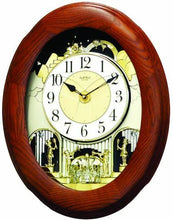 Load image into Gallery viewer, Rhythm Clocks "Joyful Nostalgia Oak" Magic Motion Clock