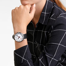 Load image into Gallery viewer, Mondaine Official Swiss Railways Watch Original Automatic Backlight 41 mm | Black MST.4161B.LB