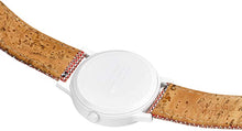 Load image into Gallery viewer, Mondaine Essence White Dial Red Cork Strap Quartz Unisex Watch MS1.41110.LP Mens/Ladies Watches