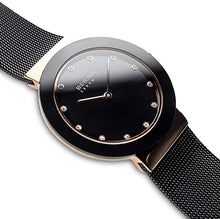 Load image into Gallery viewer, BERING Time | Women's Slim Watch 11435-166 | 35MM Case | Ceramic Collection | Stainless Steel Strap | Scratch-Resistant Sapphire Crystal | Minimalistic - Designed in Denmark