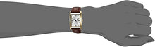 Load image into Gallery viewer, Caravelle Dress Quartz Ladies Watch, Stainless Steel with Brown Leather Strap, Gold-Tone (Model: 44L234)