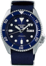 Load image into Gallery viewer, SEIKO SRPD87 5 Sports 24 - Jewel Automatic Watch - Blue/Stainless - Nylon