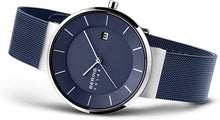 Load image into Gallery viewer, BERING Time | Men's Slim Watch 14639-307 | 39MM Case | Solar Collection | Stainless Steel Strap | Scratch-Resistant Sapphire Crystal | Minimalistic - Designed in Denmark