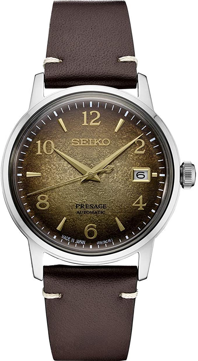 Seiko Presage SRPF43 Limited Edition Automatic Brown Leather Watch