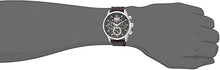 Load image into Gallery viewer, Bulova Classic Chronograph Mens Watch, Stainless Steel with Brown Leather Strap, Silver-Tone (Model: 96B311)
