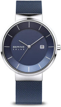 Load image into Gallery viewer, BERING Time | Men's Slim Watch 14639-307 | 39MM Case | Solar Collection | Stainless Steel Strap | Scratch-Resistant Sapphire Crystal | Minimalistic - Designed in Denmark