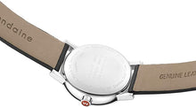 Load image into Gallery viewer, Mondaine SBB Stainless Steel Swiss-Quartz Watch with Leather Calfskin Strap, Black, 19 (Model: MSE.35110.LB)