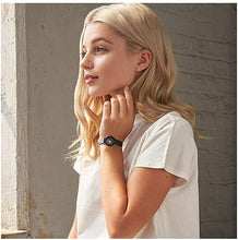 Load image into Gallery viewer, Armitron Women's 75/2447BLK Diamond-Accented Watch with Black Leather Band